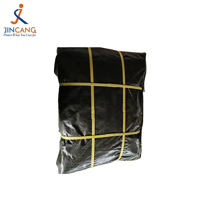 130G Black Virgin PE Tarpaulin