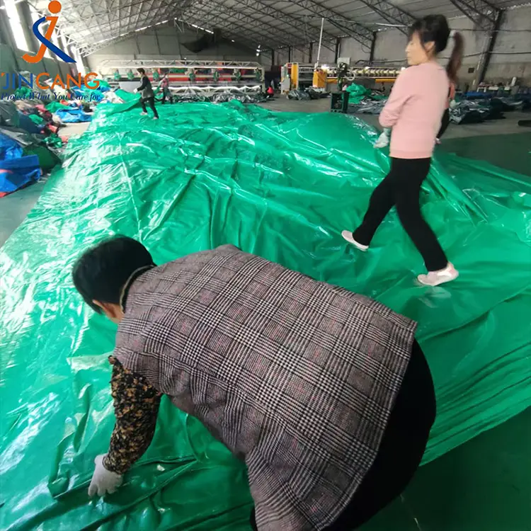 140G Tarpaulin verde PE