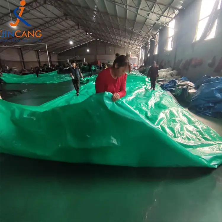 140G Tarpaulin verde PE