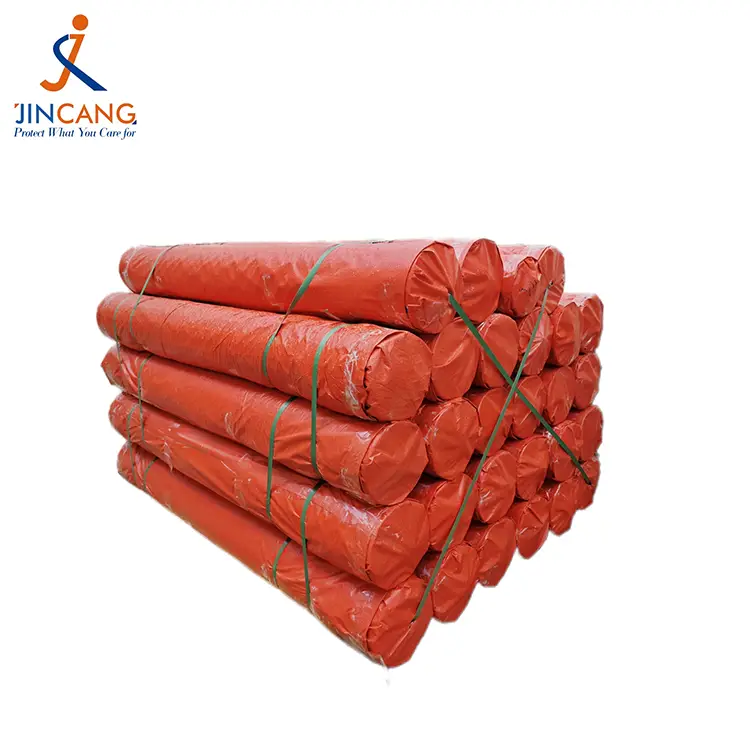 150 gsm arancione PE Tarpaulin rotolo