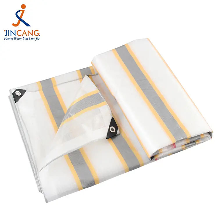 180G Tarpaulin PE argento placcato in oro