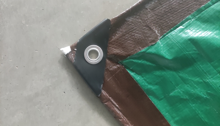 Telo in PE marrone verde 8'x10' 110GSM per protezione della copertura Telo in PE marrone verde 8'x10' 110GSM per protezione della copertura