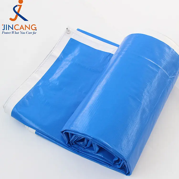 220 g blu bianco con tarpaulin di stampa PE