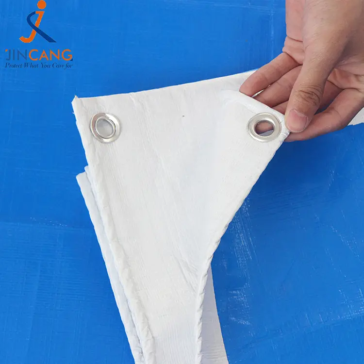 220 g blu bianco con tarpaulin di stampa PE