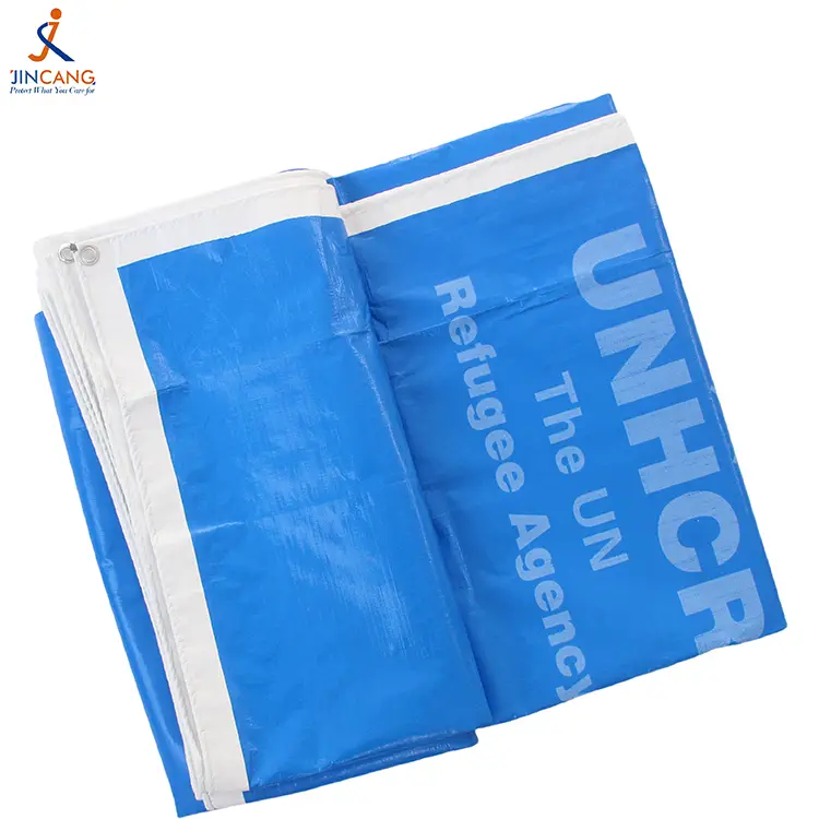220 g blu bianco con tarpaulin di stampa PE 220 g blu bianco con tarpaulin di stampa PE