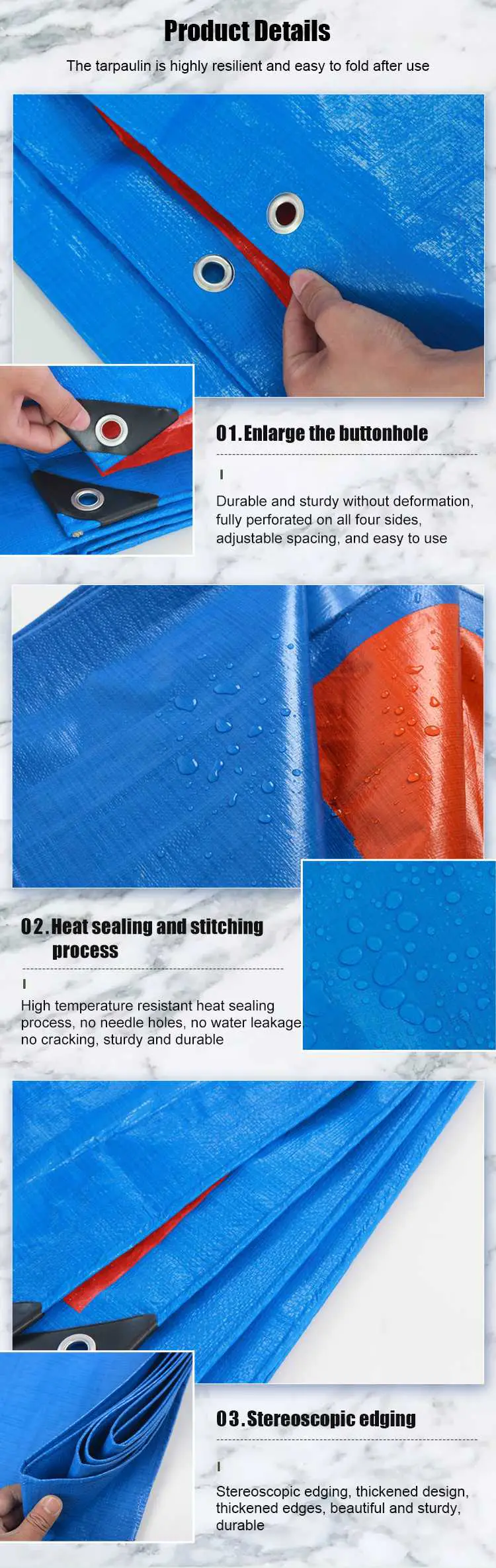120GSM Green Silver PE Tarpaulin